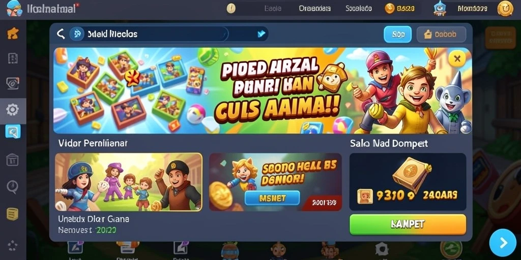 Tangkapan layar memperlihatkan sistem upgrade karakter yang menarik.