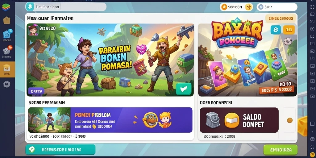 Pengalaman bermain yang seru dan adiktif.