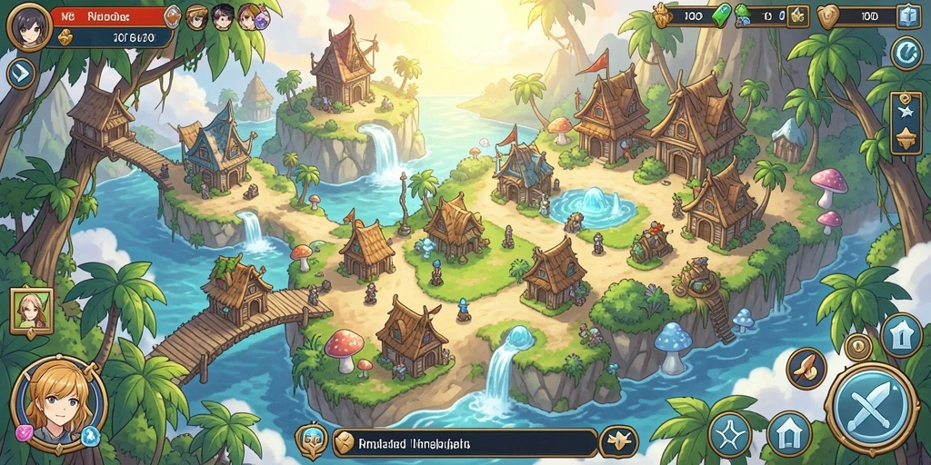 Tangkapan layar interaksi dalam mode multiplayer.