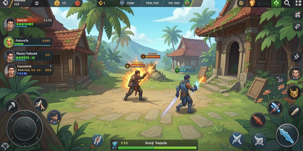 Fitur multiplayer untuk bermain bersama teman.