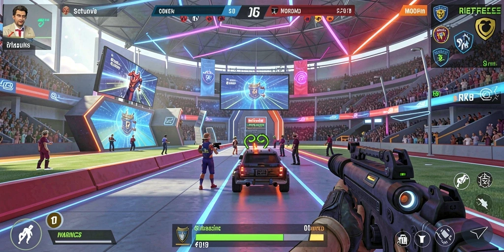 Tangkapan layar memperlihatkan kolaborasi antar pemain dalam mode multiplayer.